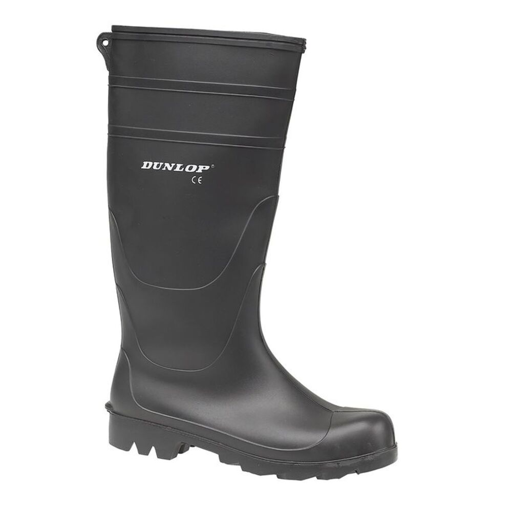 Dunlop Universal PVC Welly / Mens Wellington Boots / Rain Boots / Black